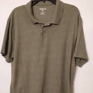 Claiborne Men's Olive Polo Shirt